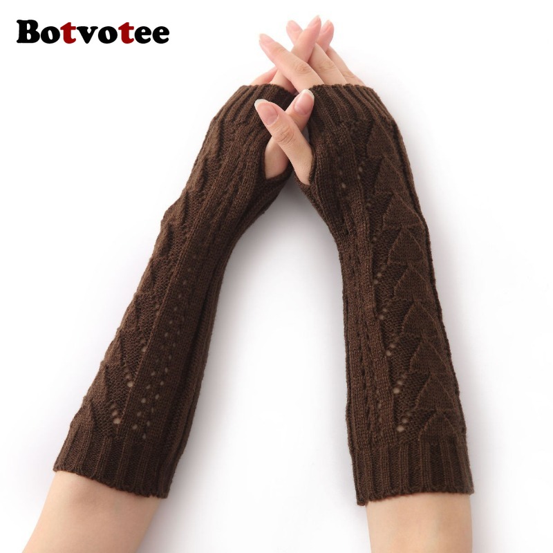 Botvotee para Mulheres, Luvas  - Fingerless Glove Knit avaliação e preço