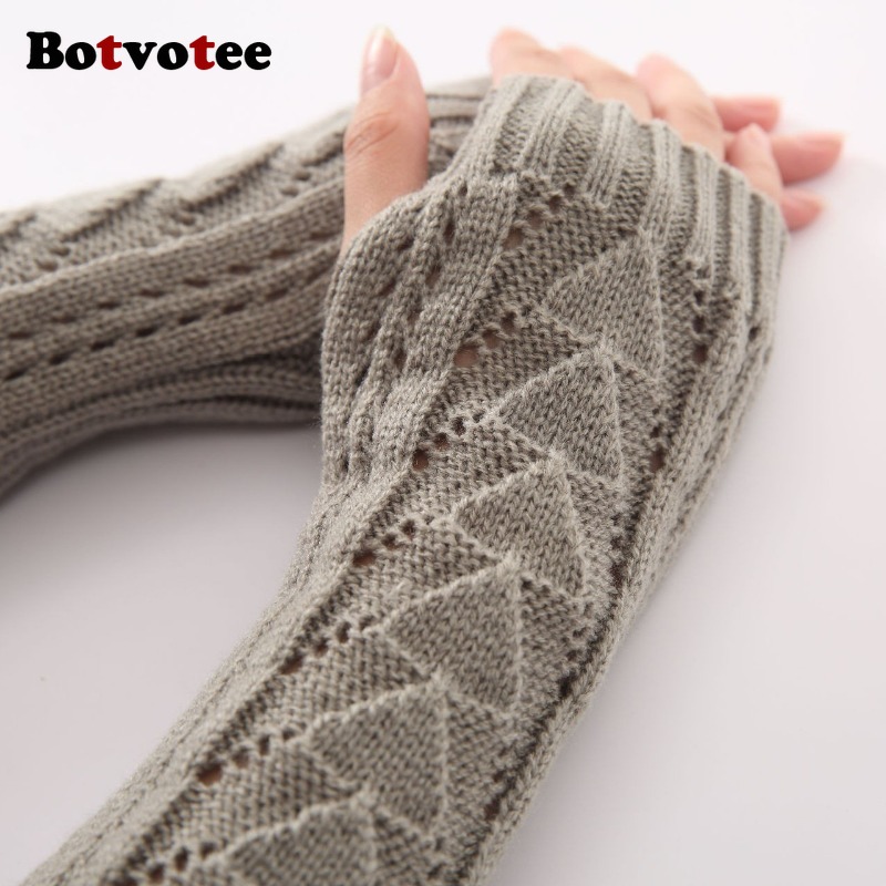 Botvotee para Mulheres, Luvas  - Fingerless Glove Knit avaliação e preço