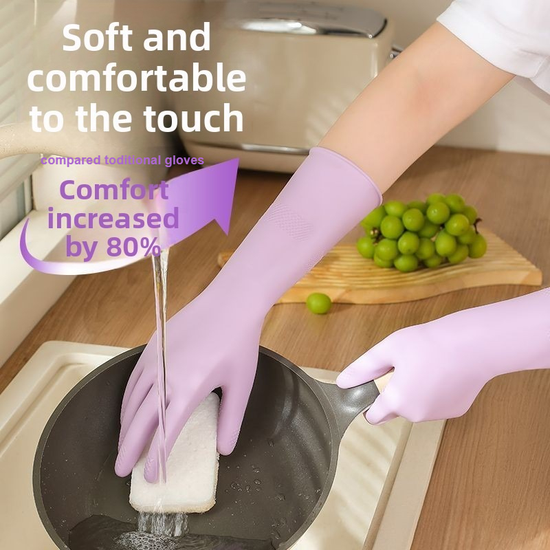 Luvas de lavagem de louça de l - Rubber Glove Cleaning avaliação e preço