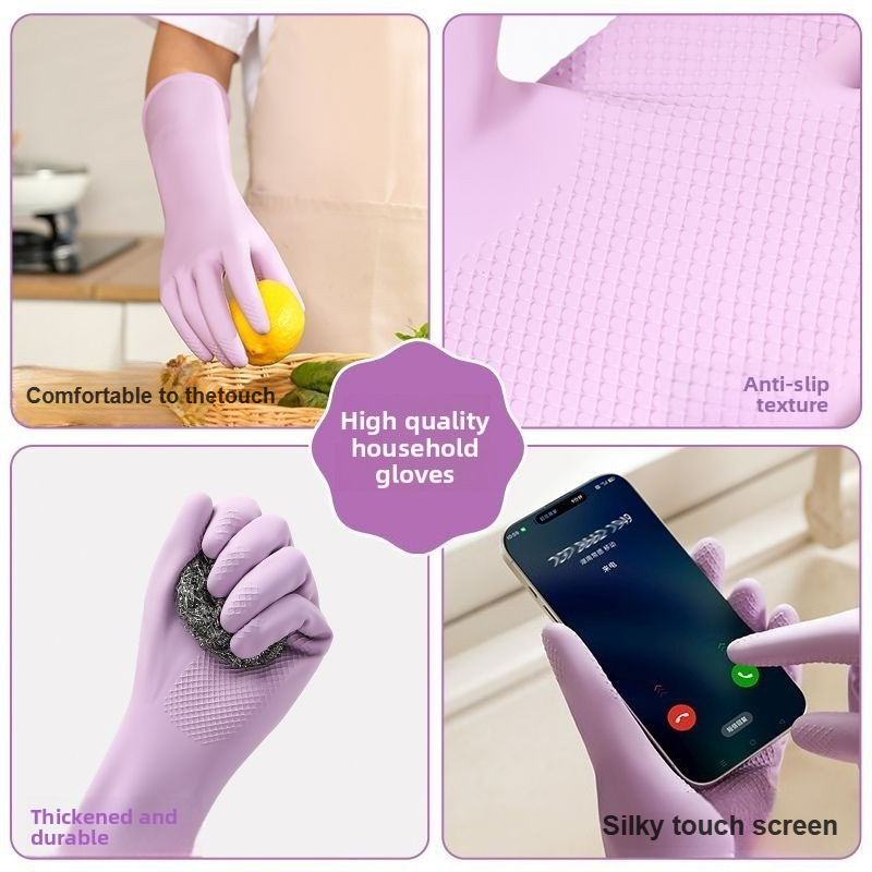 Luvas de lavagem de louça de l - Rubber Glove Cleaning avaliação e preço
