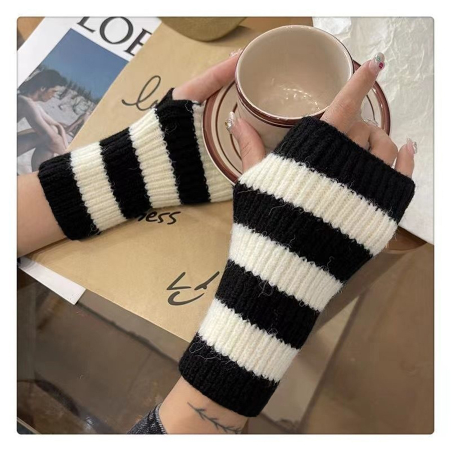 Acessórios Y2k, Luvas de Inver - Fingerless Glove Knit avaliação e preço