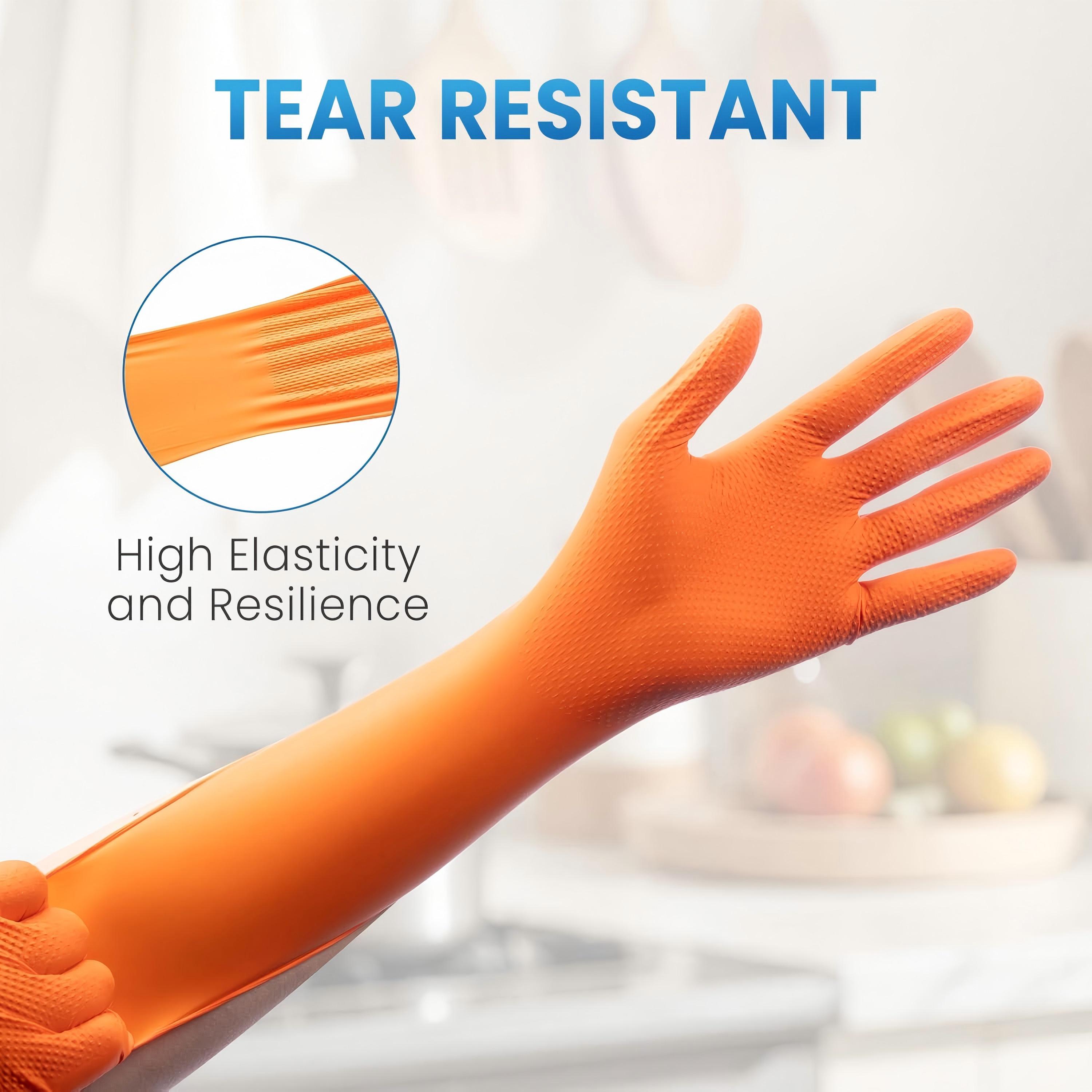Luvas de Nitrilo Laranja Refor - Nitrile Mechanic Glove avaliação e preço
